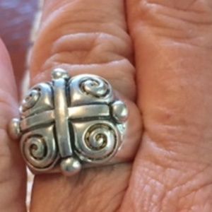 Sterling Silver Cross Ring